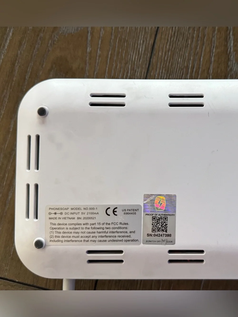 UV Sanitizer Box - Sleek white Finish